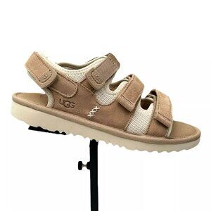 UGG Youth Girl's/Boy's GoldenCoast Slingback Sandal Size 1 Tan/Brown Adjustable
